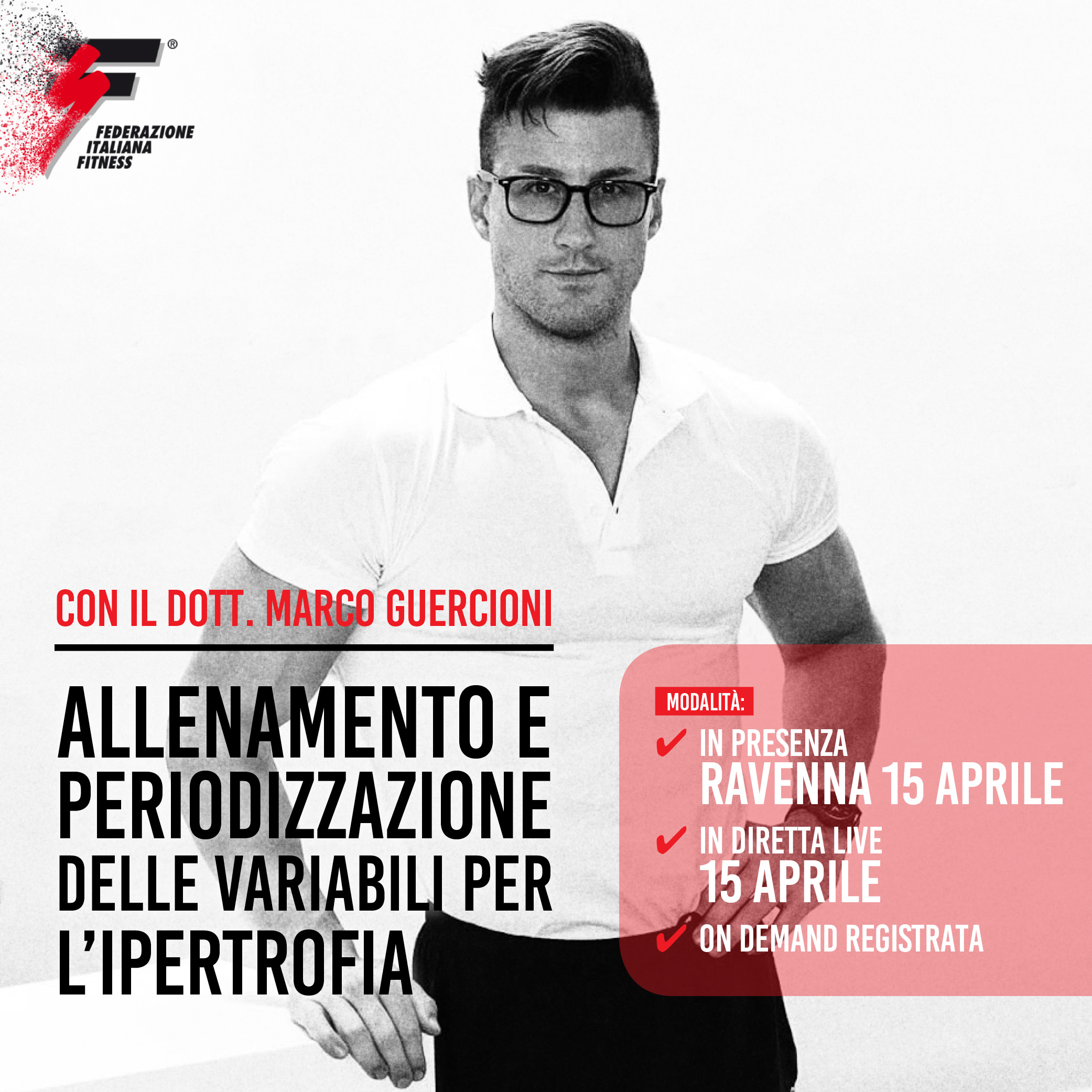 ALLENAMENTO E PERIODIZZAZIONE DELLE VARIABILI PER L’IPERTROFIA / Master live