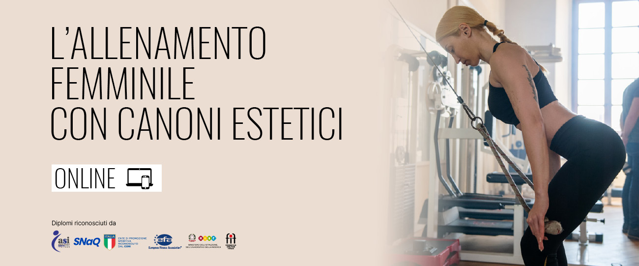 allenamento femminile canoni estetici online