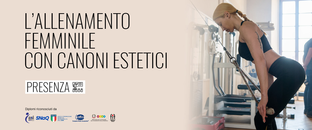 allenamento femminile canoni estetici