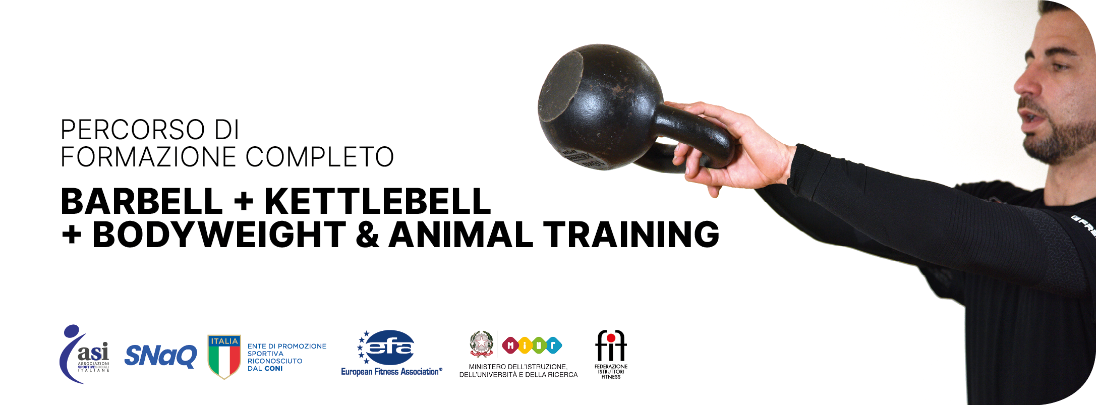 percorso barbell + kettlebell + bodyweight