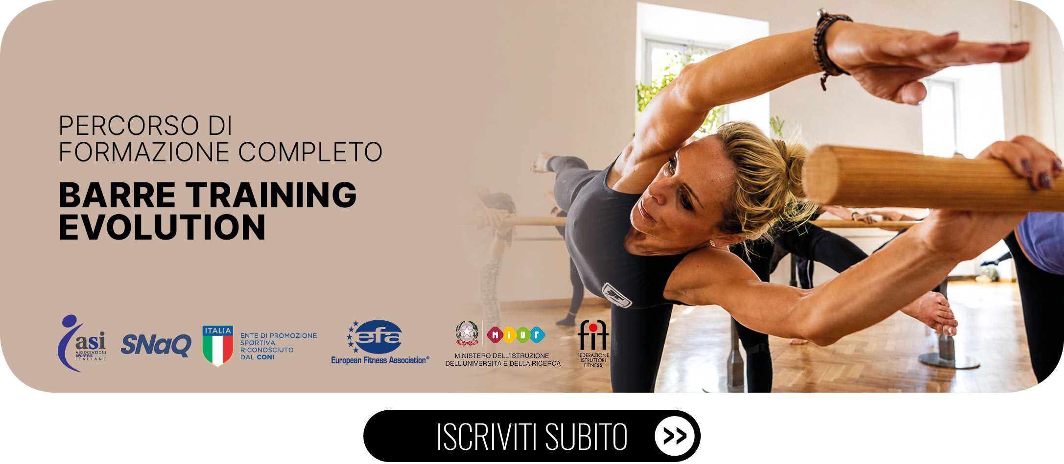 pulsante barre training evolution