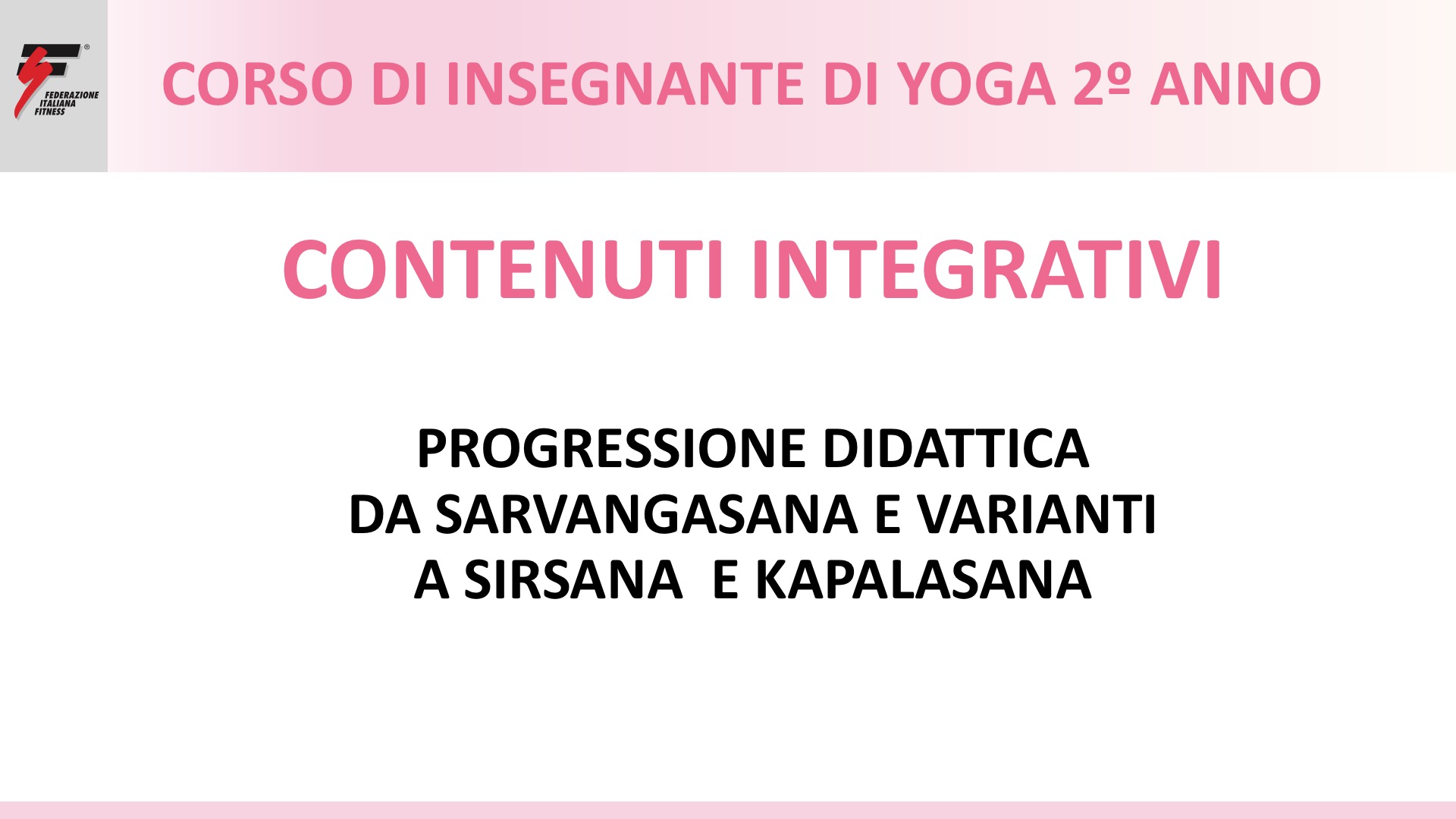 yoga 2º anno