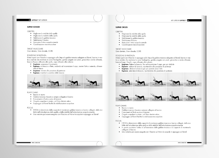 pagine interne spine corrector