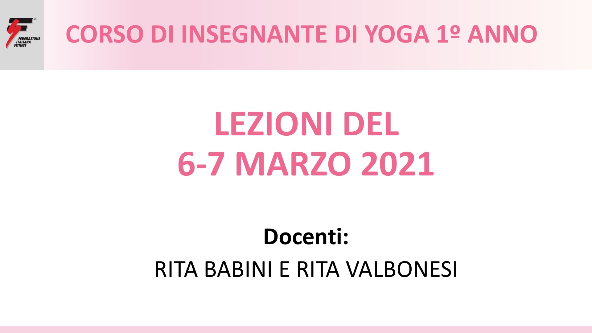 yoga 1º anno 6-7 marzo 2021