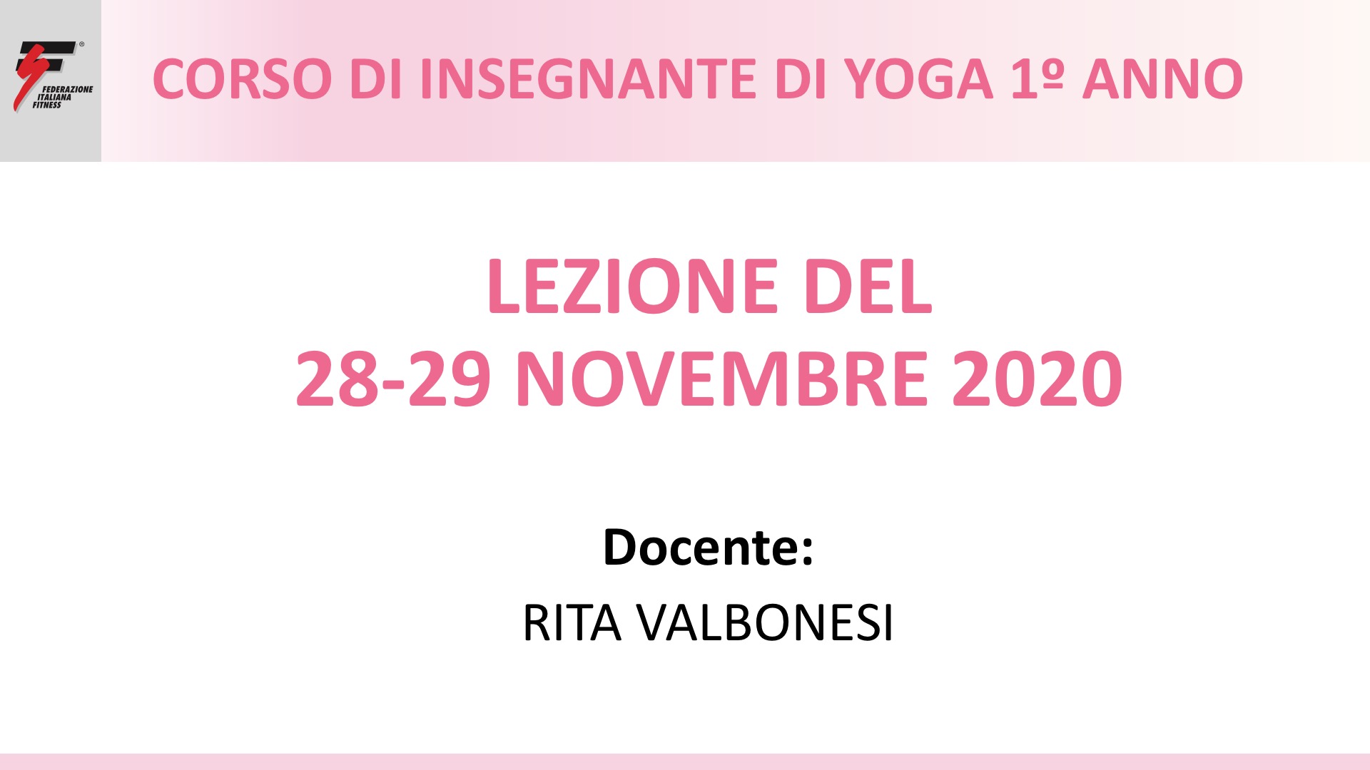 yoga 1º anno valbonesi