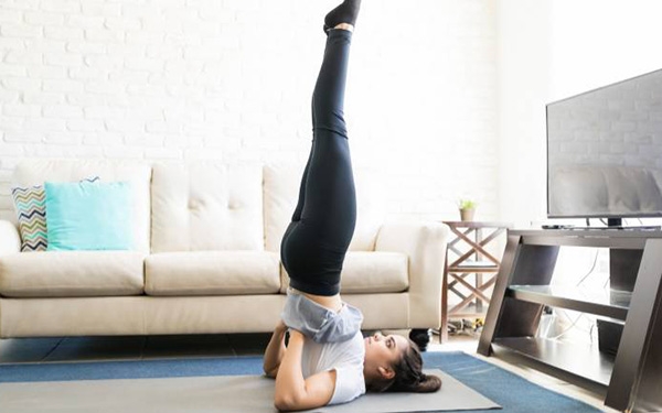 Pilates workout at home