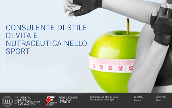 Accordo fra FIF e UNIRSM: nasce il corso &quot;CONSULENTE DI STILE DI VITA E NUTRACEUTICA NELLO SPORT&quot;